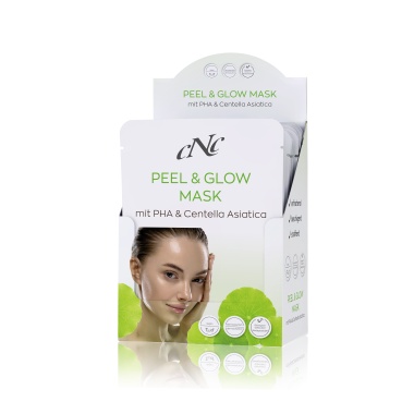 Lehtmask "Peel & Glow"  PHA ja vesikupu ekstraktiga