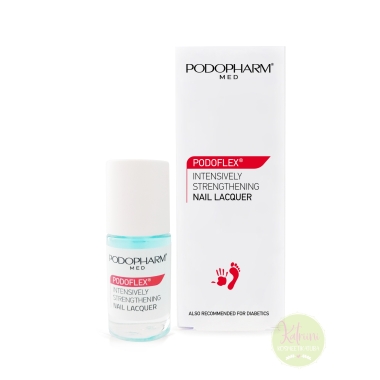 PODOPHARM PODOFLEX® Intensively strengthening nail polish intensiivselt tugevdav küünelakk 9ml